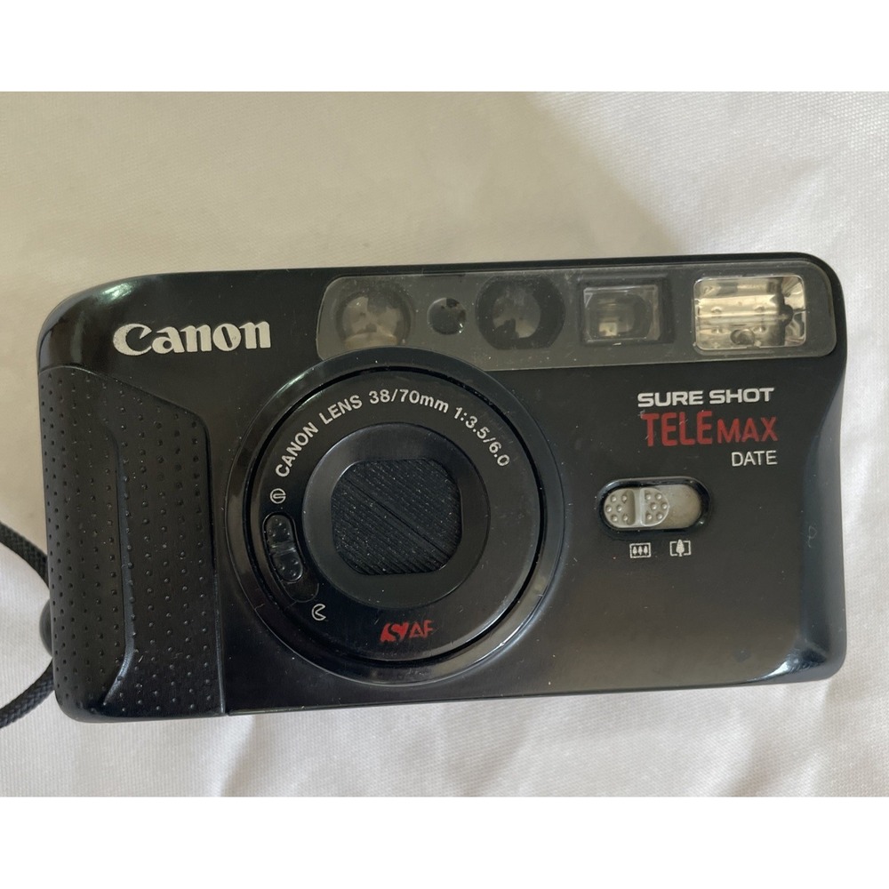 Canon Sureshot TeleMax Date 38/70mm Variable Lens 35mm Film Camera